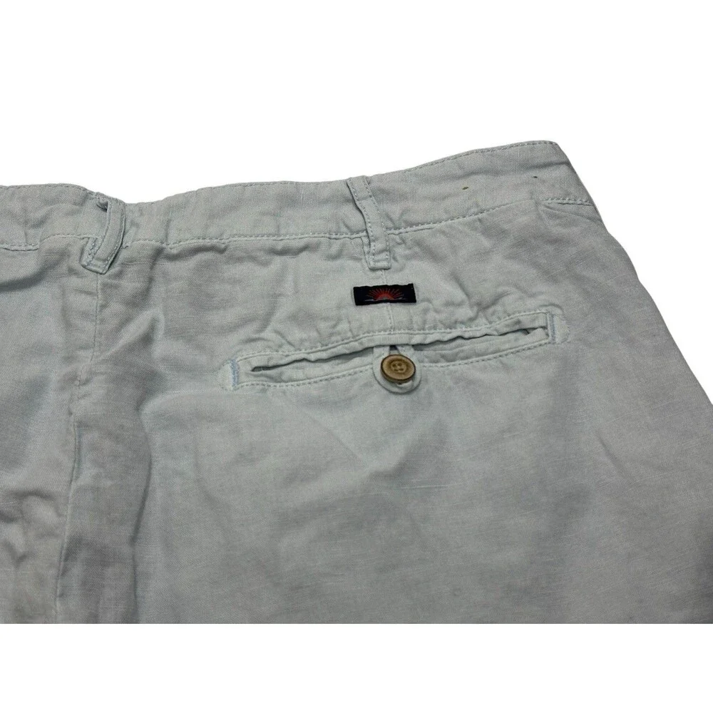 Men's Faherty Malibu Linen Shorts 8.5